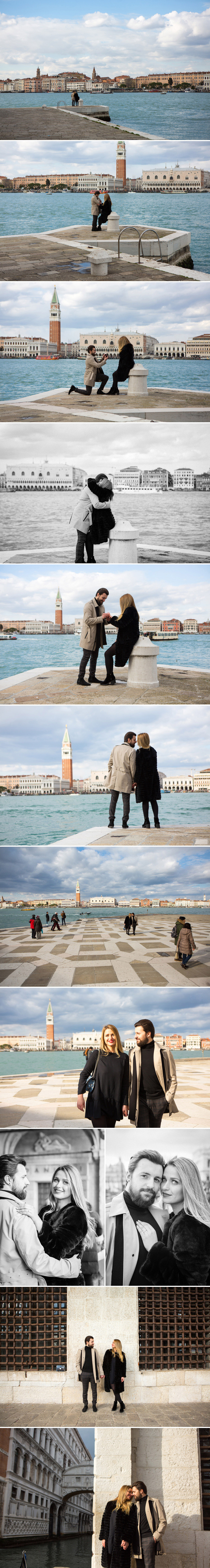 Fotograf Heiratsantrag Venedig