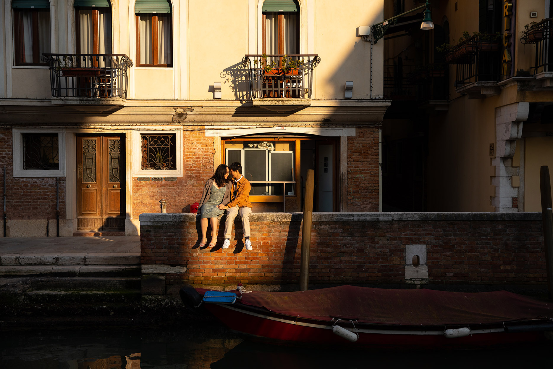 Heiratsantrag in Venedig